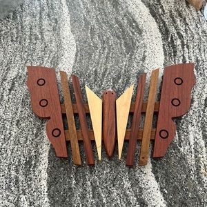 Wooden Butterfly Trivet